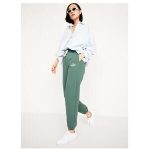 NWT Extra High Waisted Green Sweatpants XL